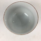 Japanese Porcelain Teacup Yunomi Vtg White Red Flower Pottery Sencha TC268