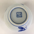 Japanese Porcelain Teacup Yunomi Vtg Wisteria Flower White Sencha TC213