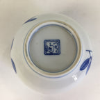 Japanese Porcelain Teacup Yunomi Vtg Wisteria Flower White Sencha TC214