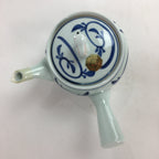 Japanese Porcelain Teapot 350ml Kyusu Arabesque Motifs Karakusamon Sencha PP566