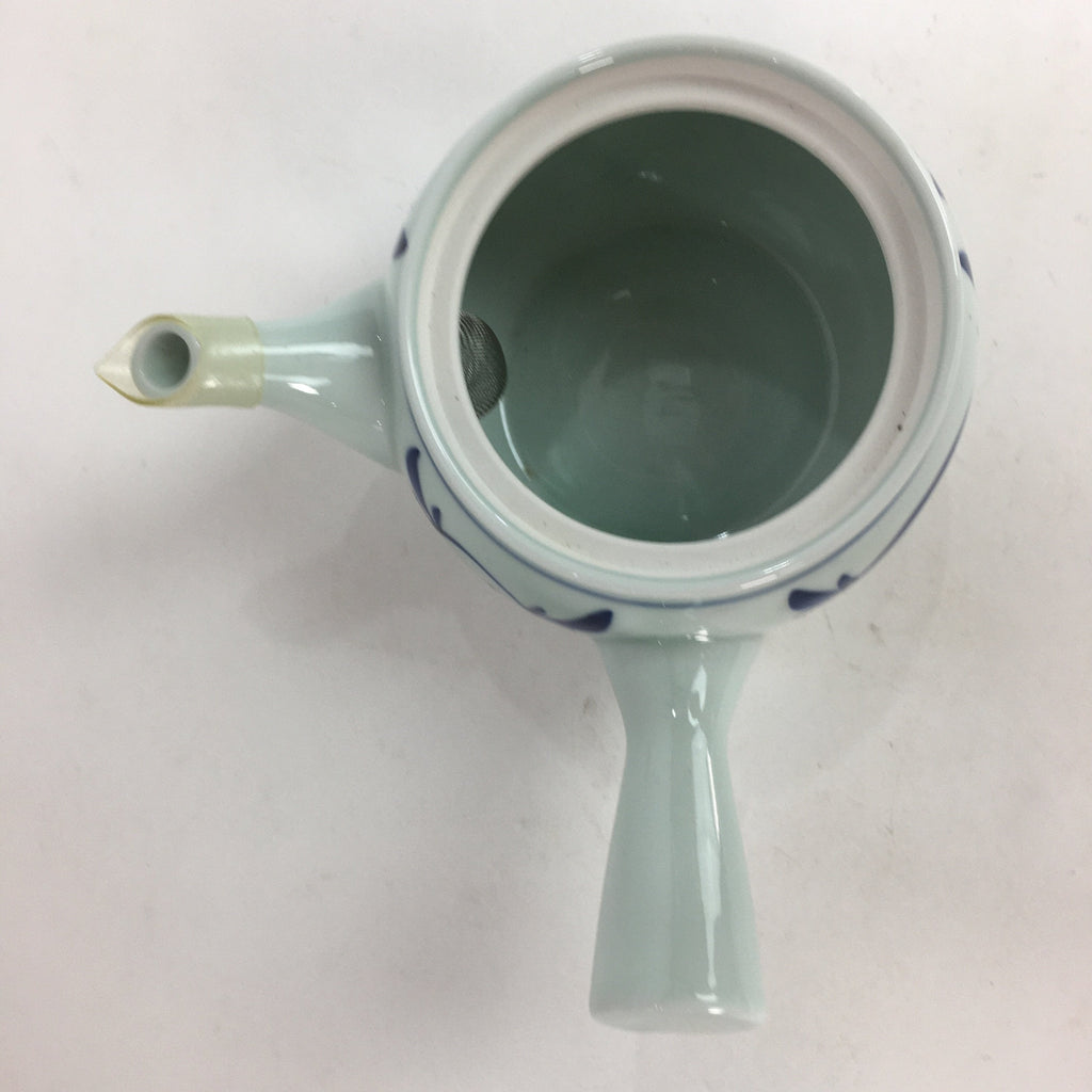 Japanese Porcelain Teapot 350ml Kyusu Arabesque Motifs Karakusamon Sencha PP566