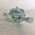 Japanese Porcelain Teapot 350ml Kyusu Arabesque Motifs Karakusamon Sencha PP566