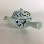 Japanese Porcelain Teapot 350ml Kyusu Arabesque Motifs Karakusamon Sencha PP566