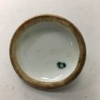 Japanese Porcelain Teapot Vtg Kyusu Sencha Green Floral Camellia PP128