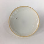 Japanese Porcelain Teapot Vtg White Blue Design Kyusu Flat net Sencha PP568