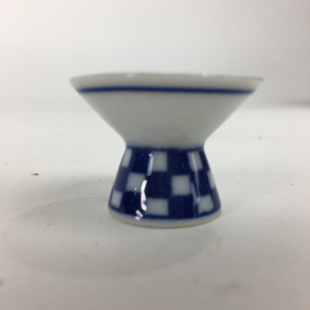 Japanese Porcelain Tiny Sake Cup Bottle Set Vtg Guinomi Tokkuri Ornament PX584