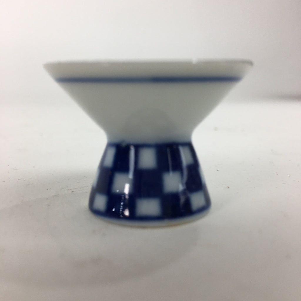 Japanese Porcelain Tiny Sake Cup Bottle Set Vtg Guinomi Tokkuri Ornament PX584
