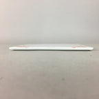 Japanese Porcelain Trivet Vtg Hot Pot Stand Plum Blossom Square White Red PP131