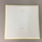 Japanese Porcelain Trivet Vtg Hot Pot Stand Plum Blossom Square yellow PP130