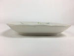 Japanese Porcelain Wide Plate Vtg Rectangle Shape Sandwich Plate White PP749
