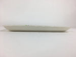 Japanese Porcelain Wide Plate Vtg Rectangle Shape Sandwich Plate White PP749