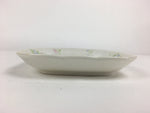 Japanese Porcelain Wide Plate Vtg Rectangle Shape Sandwich Plate White PP749