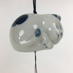Japanese Porcelain Wind Chime Vtg Wind Bell Hanging decoration Cat Furin JK247
