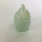 Japanese Porcelain Zodiac Boar Figurine Vtg Green Lucky Charm Inoshishi BD661