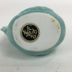 Japanese Porcelain Zodiac Chicken Statue Vtg Blue Lucky Charm Figurine BD703