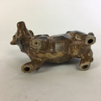 Japanese Porcelain Zodiac Cow Doll Vtg Brown Lucky Charm Statue Figurine BD675