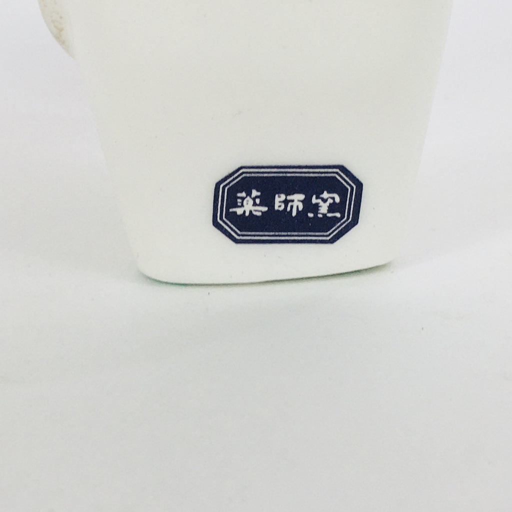 Japanese Porcelain Zodiac Cow Doll Vtg White Lucky Charm Statue Figurine BD665