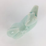 Japanese Porcelain Zodiac Horse Figurine Statue Vtg Green Lucky Charm Uma BD660