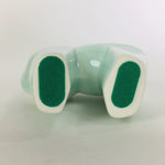 Japanese Porcelain Zodiac Horse Figurine Statue Vtg Green Lucky Charm Uma BD660