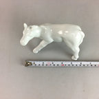 Japanese Porcelain Zodiac Horse Statue Vtg Figurine White Okimono BD430