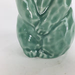 Japanese Porcelain Zodiac Monkey Statue Vtg Blue Lucky Charm Figurine BD667