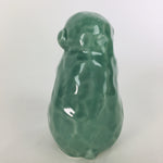 Japanese Porcelain Zodiac Monkey Statue Vtg Blue Lucky Charm Figurine BD667