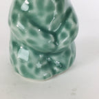 Japanese Porcelain Zodiac Monkey Statue Vtg Blue Lucky Charm Figurine BD668