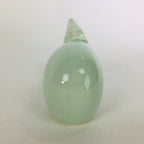 Japanese Porcelain Zodiac Mouse Figurine Vtg Green Lucky Charm Nezumi BD663