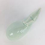 Japanese Porcelain Zodiac Mouse Figurine Vtg Green Lucky Charm Nezumi BD663