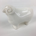 Japanese Porcelain Zodiac Sheep Figurine Vtg White Lucky Charm Hitsuji BD738