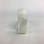 Japanese Porcelain Zodiac Simbol Snake Statue Vtg Figurine Okimono White Hebi PX