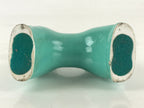 Japanese Porcelain Zodiac Symbol Dog Figurine Vtg Ornament Okimono Inu Green BD8