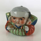 Japanese Porcelain doll Fukusuke Vtg Chonmage Figurine Okimono BD838