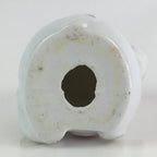 Japanese Porcelain doll White Cat Vtg Manekineko Figurine Okimono Good Luck BD824