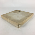 Japanese Pottery Tile For Kettle Brazier Furo Vtg Sokogawara Tea Ceremony TG161