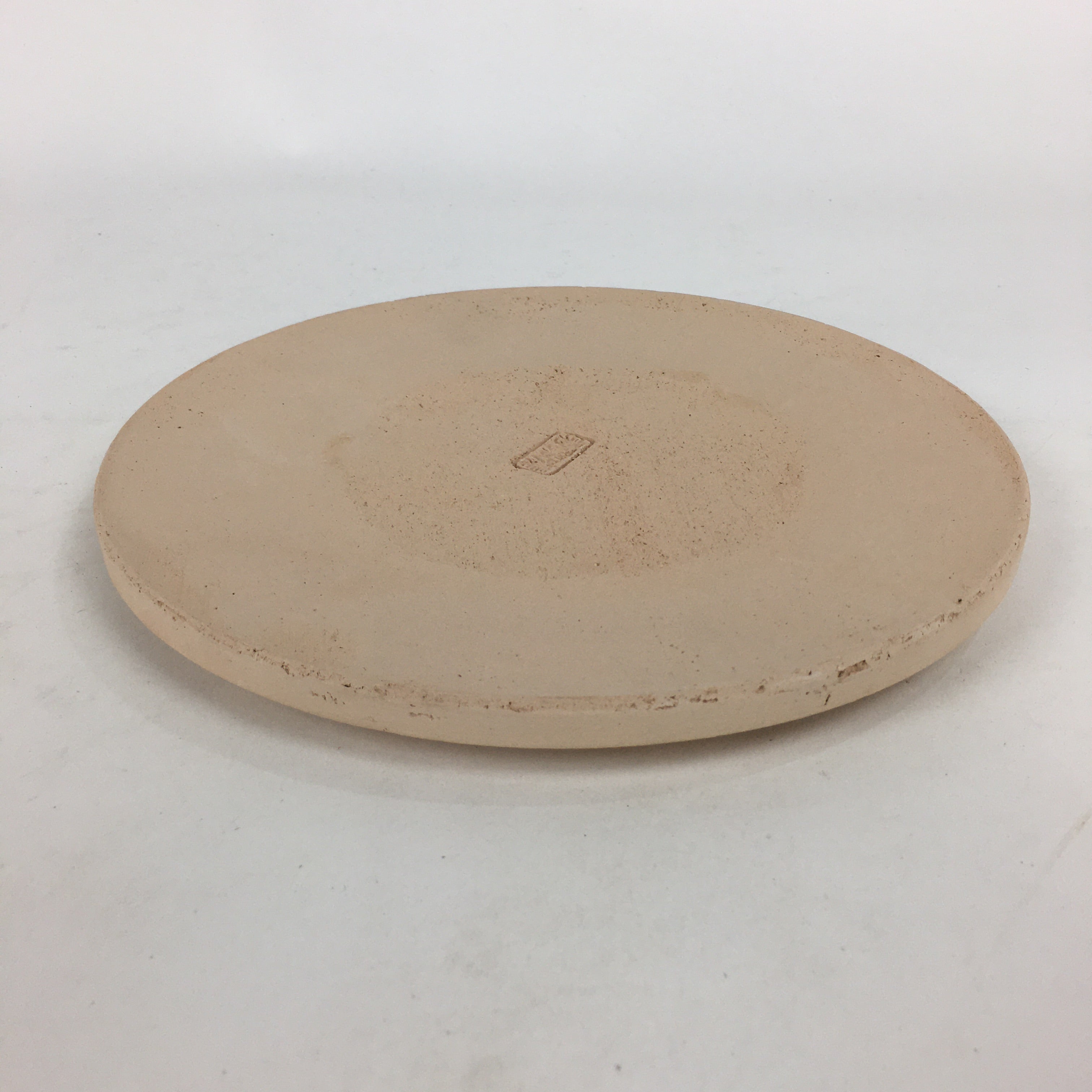 Japanese Pottery Tile For Kettle Brazier Furo Vtg Sokogawara Tea Ceremony TG161