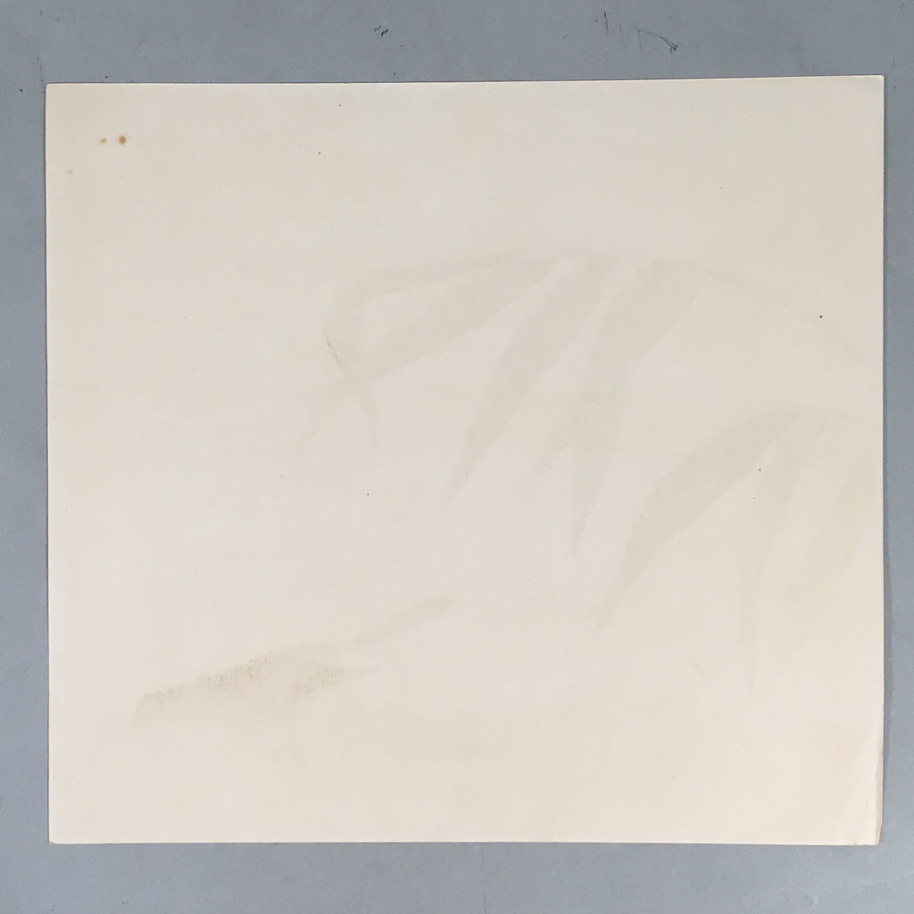 Japanese Print Drawing Painting Vtg Bamboo Leaf Bird P292
