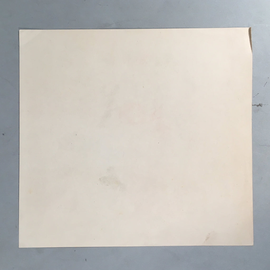Japanese Print Drawing Painting Vtg Kimono Woman Folding Fan Sensu P289
