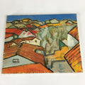 Japanese Quiet Village Roof Oil Painting Picture Unframed Yoshihiro Hagino FL34