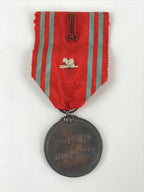Japanese Red Cross Employee Emblem Badge Vtg Nihon-Sekijuji Red Ribbon JK448