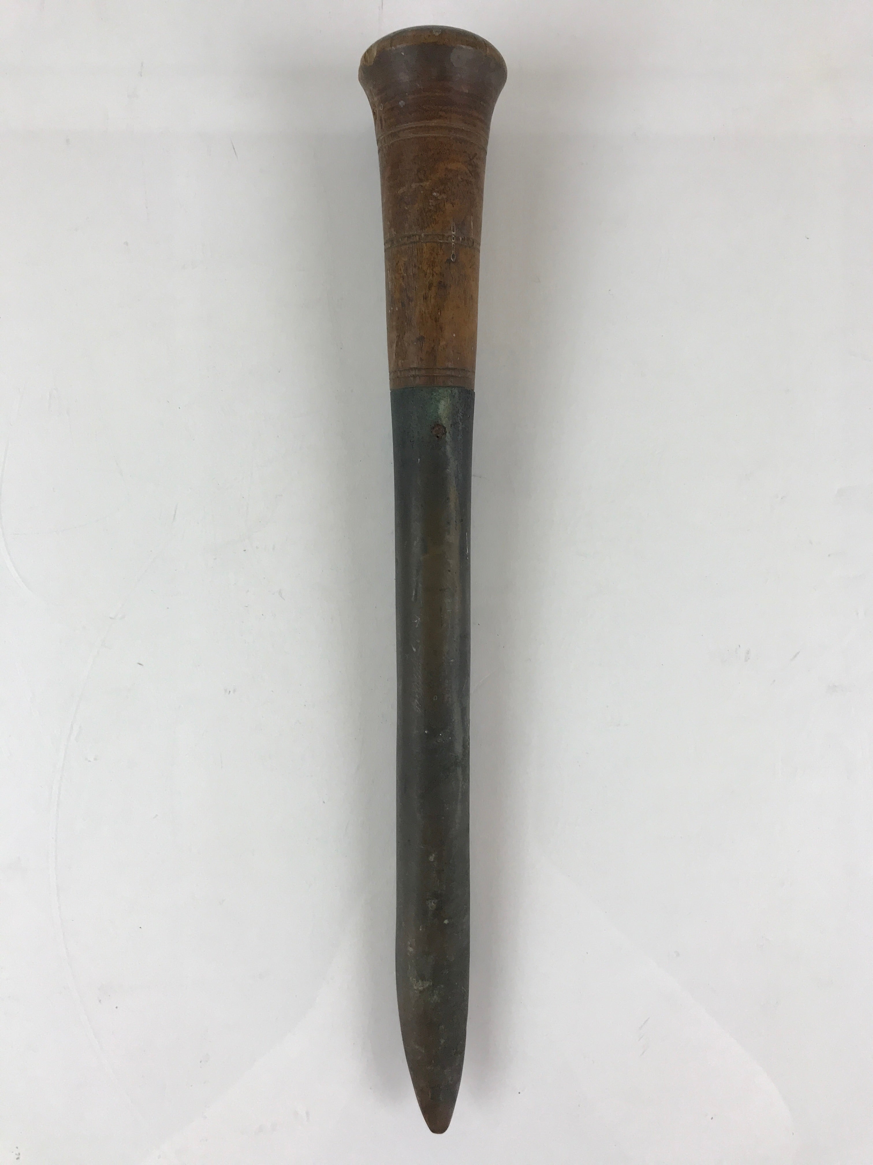 Japanese Rice Measuring Scoop Vtg Quality check Metal Wood Handle JK425