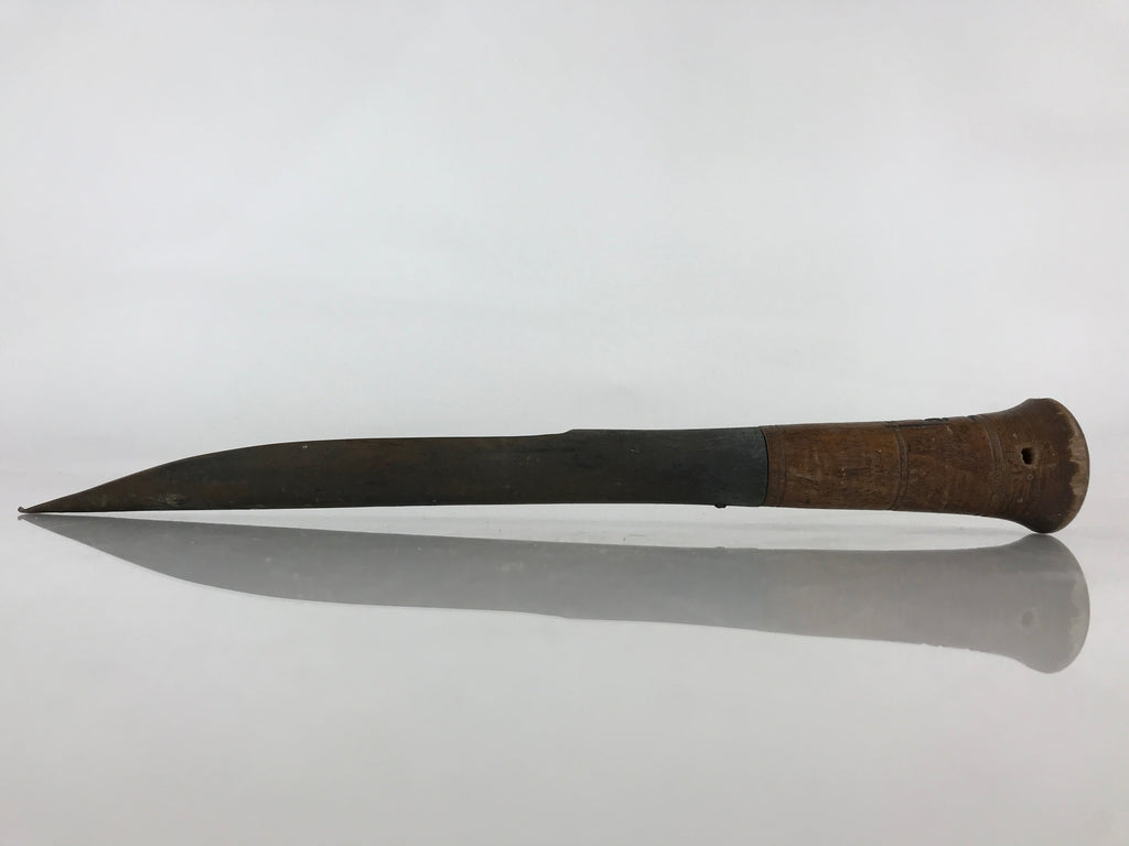 Japanese Rice Measuring Scoop Vtg Quality check Metal Wood Handle JK425