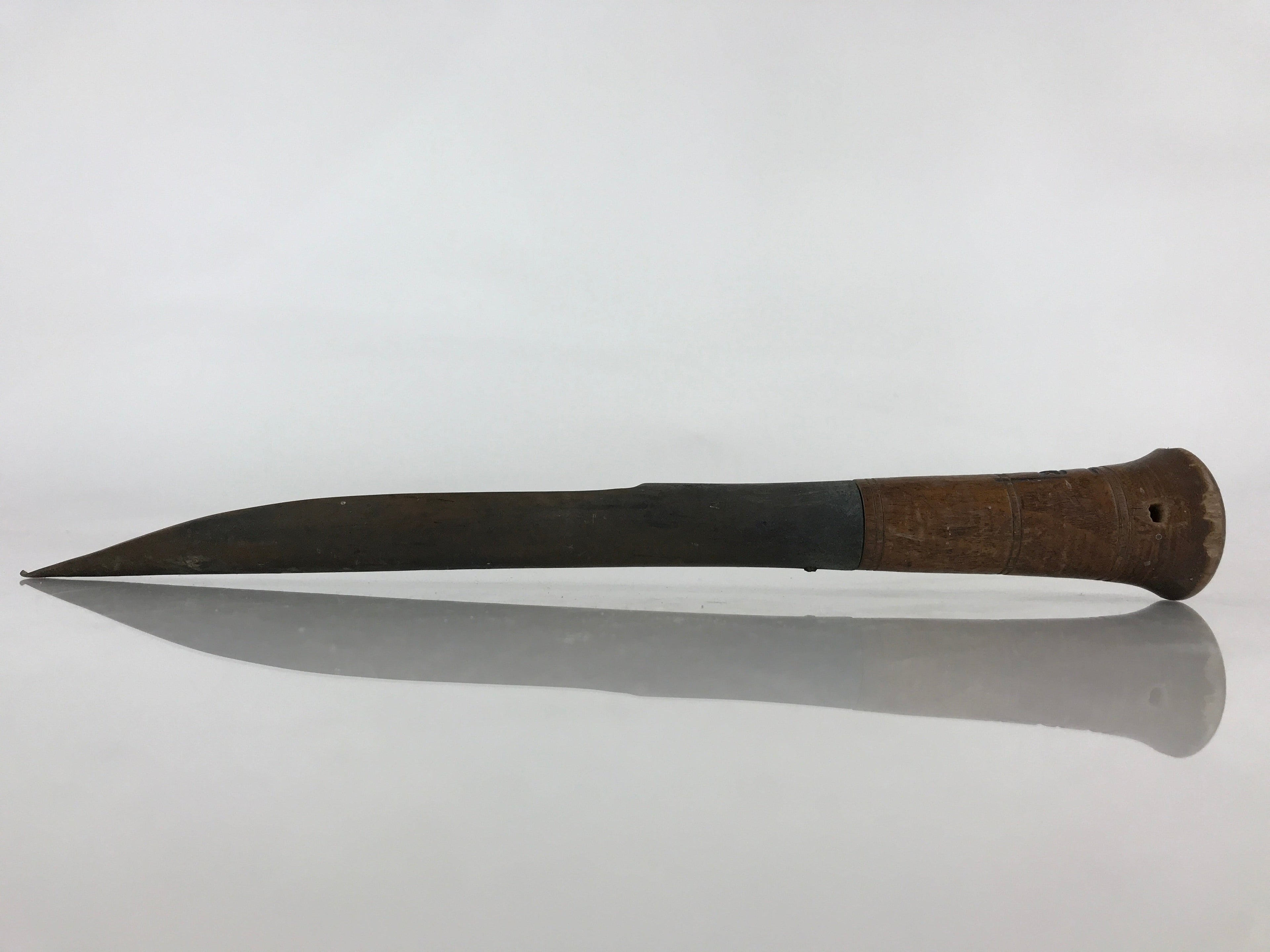 Japanese Rice Measuring Scoop Vtg Quality check Metal Wood Handle JK425