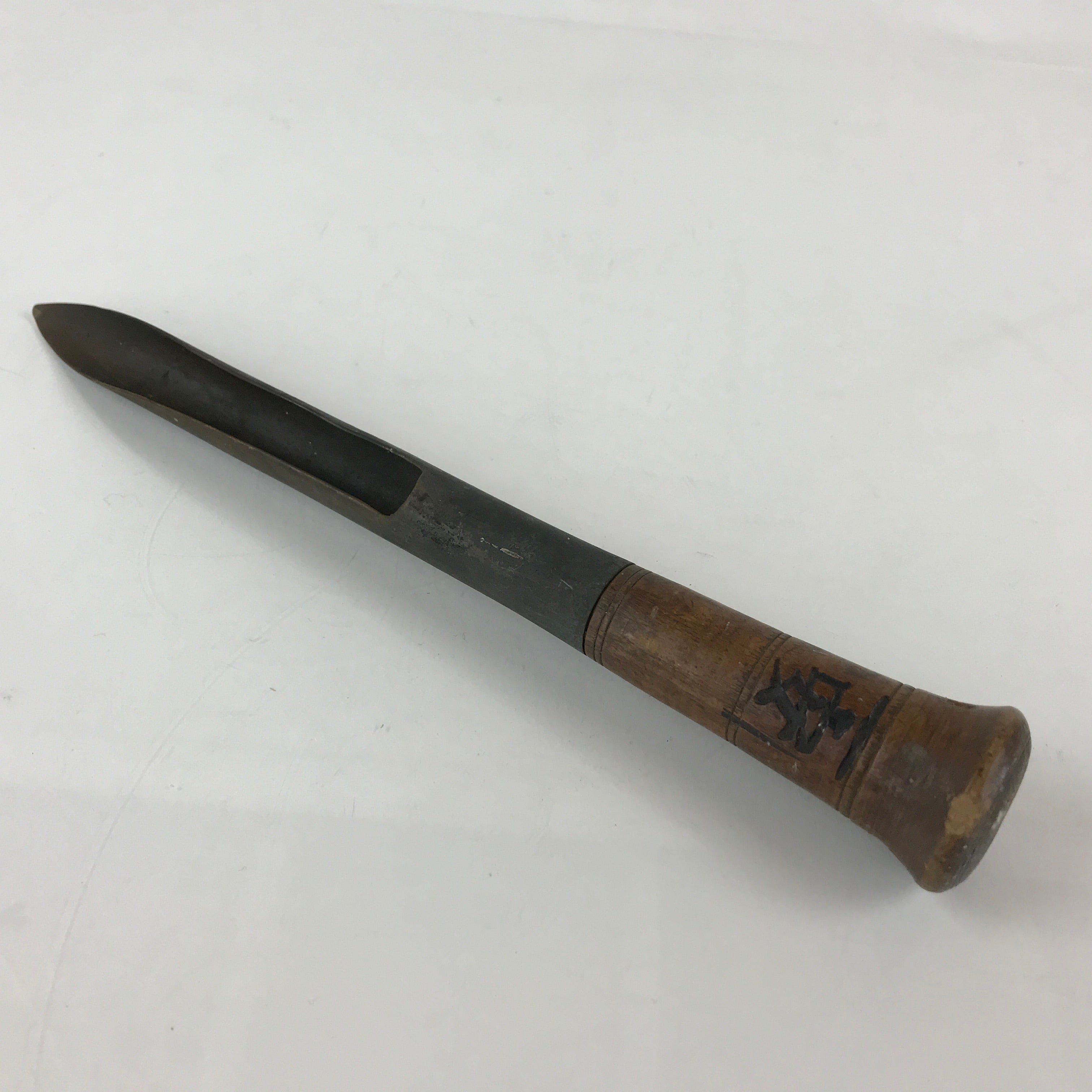 Japanese Rice Measuring Scoop Vtg Quality check Metal Wood Handle JK425