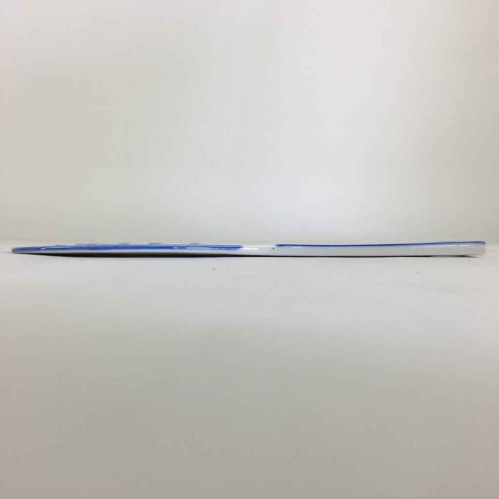 Japanese Rice Scoop Kutani ware Porcelain Shamoji Vtg Blue Sometsuke PP912