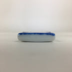 Japanese Rice Scoop Kutani ware Porcelain Shamoji Vtg Blue Sometsuke PP913