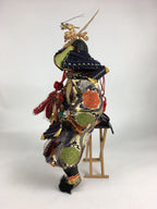 Japanese Samurai Doll Gogatsu Ningyo Kabuto Vtg Boy's Day Festival ID424