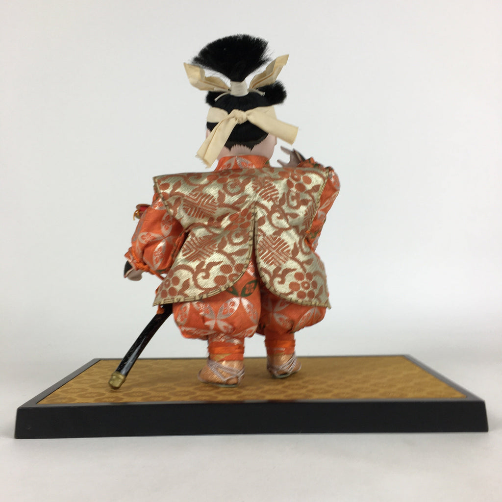Japanese Samurai Doll Hina Ningyo Vtg Boy's Day Festival Figurine Okimono ID430