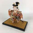 Japanese Samurai Doll Hina Ningyo Vtg Boy's Day Festival Figurine Okimono ID430
