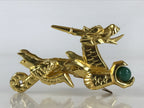 Japanese Samurai Helmet Accessory Dragon Kabuto Armor Vtg Boy's Festival ID481